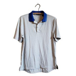 3/$20 Adidas Adicross grey blue Polo Golf Shirt, Athletic men's size S FS7523